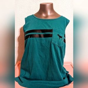 💚 3 for $25 VS PINK, GREEN WITH BLACK ACCENT, SIZE MEDIUM